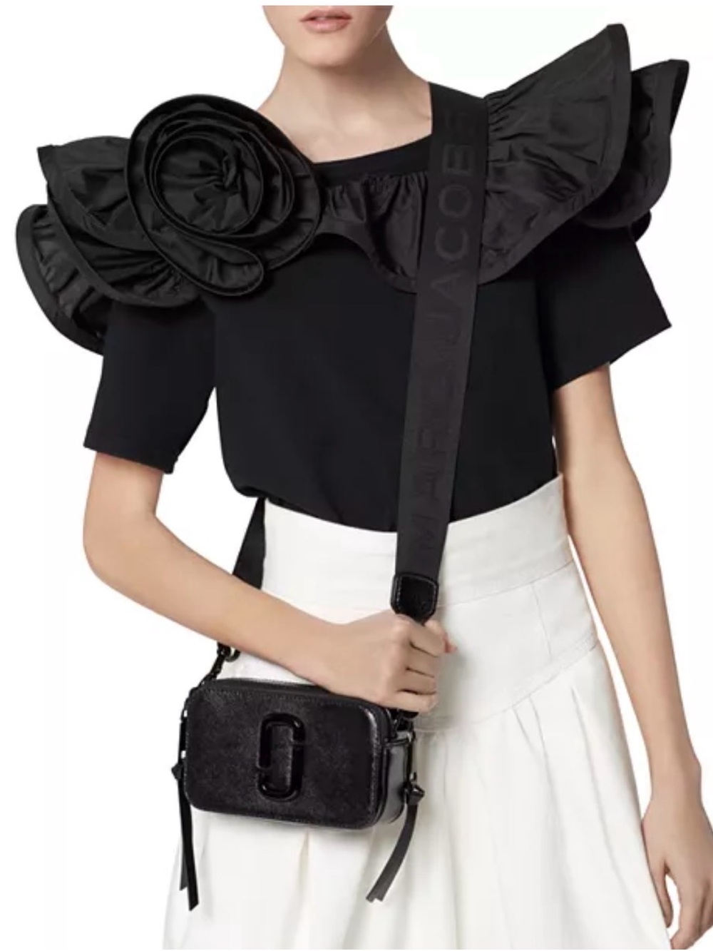 Marc Jacobs The Snapshot Crossbody DTM in Black - Picture 2 of 9